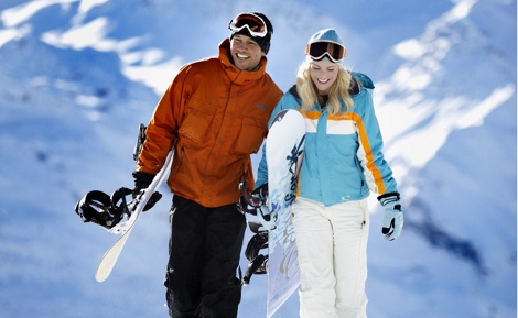 Spend your spare time on the mountain with your partner
