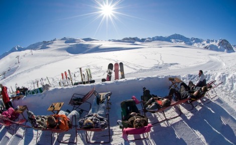 Enjoy the sun in La Rosiere