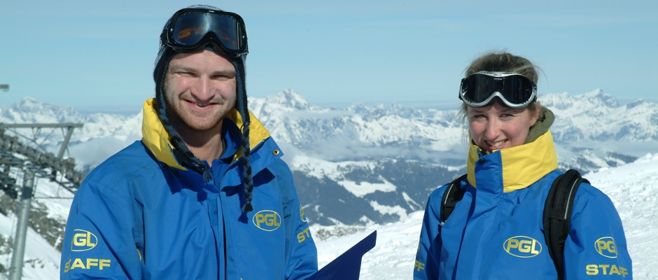 Spend the season in the mountains working as a peak season ski rep